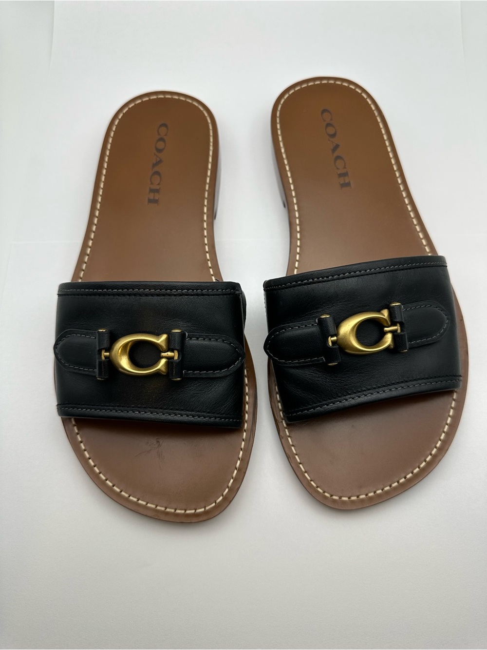 Coach Ina Leather Sandal